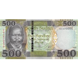 Südsudan 500 Pounds 2018