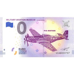 0-Euro Schein 2018-1 "MILITARY AVIATION MUSEUM VIRGINIA BEACH"