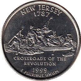 USA Quarter 1999 "New Jersey" D