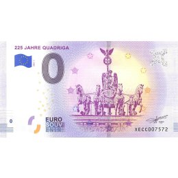 0-Euro Schein 2018-1 "225 JAHRE QUADRIGA"