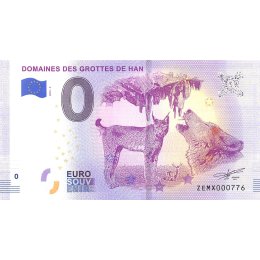 0-Euro Schein 2018-2 "DOMAINE DES GROTTES DE HAN"