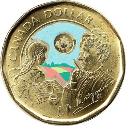 Kanada 1 Dollar 2024 "150th anniversary of the birth of L.M. Montgomery" colored