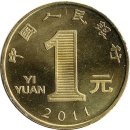 China 1 Yuan 2011 "Year of the Rabbit"